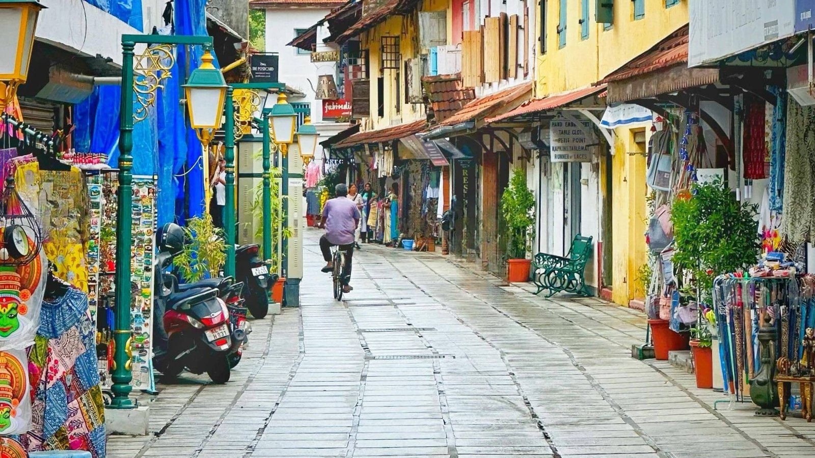 kochi cochin fort kochi fort cochin street image