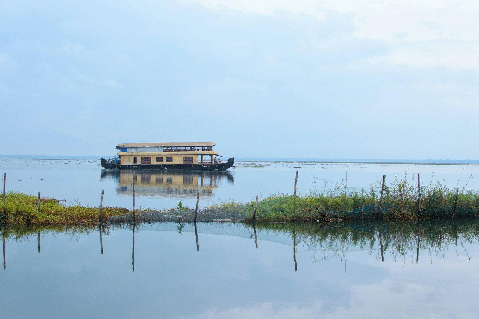 Scenic Lake in Kumarakom